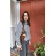 Baguette Tan Leather Large